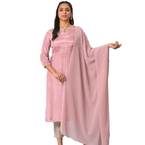home page libas women's rayon self design straight kurtas
